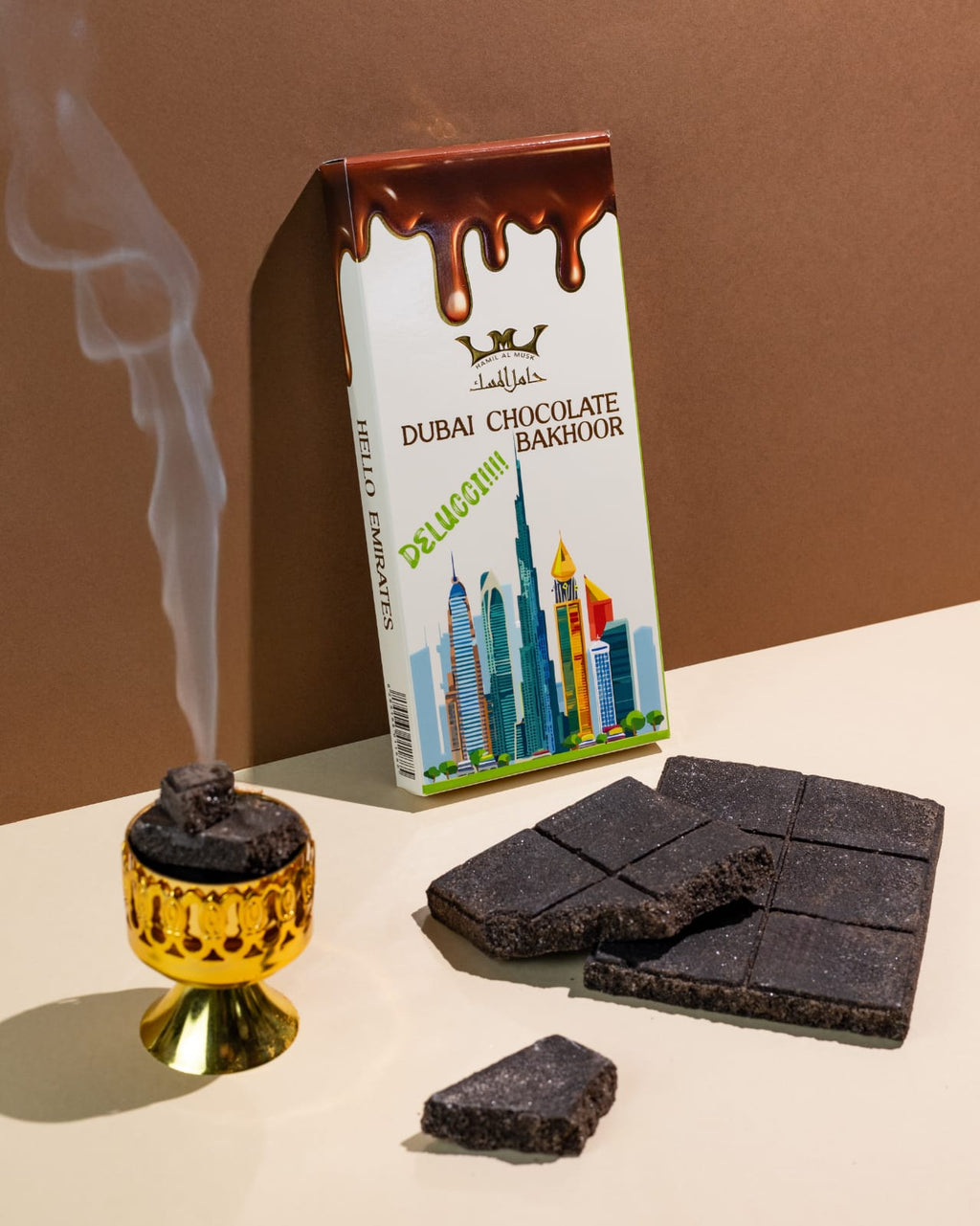 Dubai Chocolate Bakhoor Delucci 500g