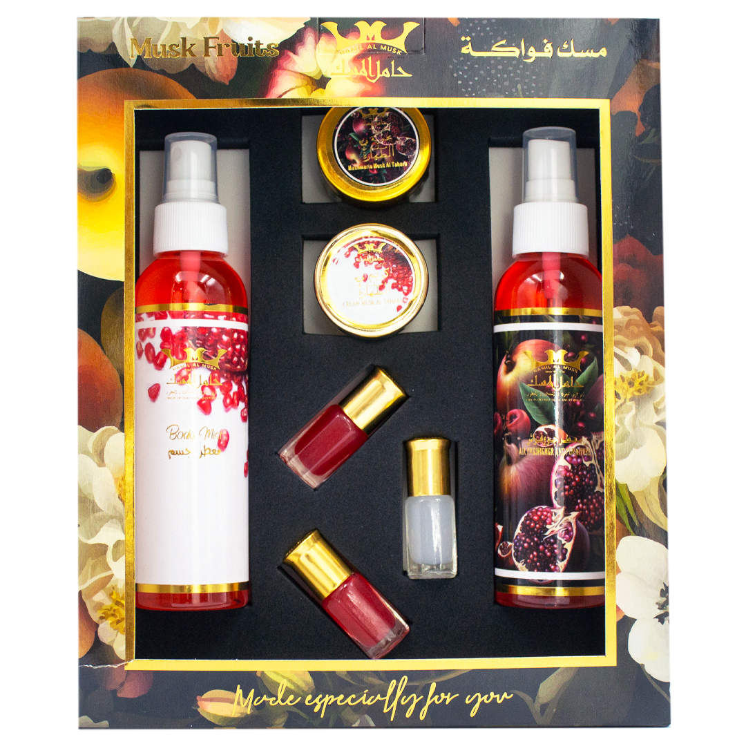 Musk Fruits Collection 7 psc Pomegranate